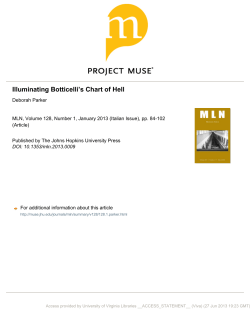 Illuminating Botticelli`s Chart of Hell