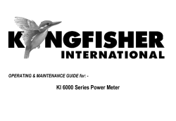 KI 6000 Series Power Meter