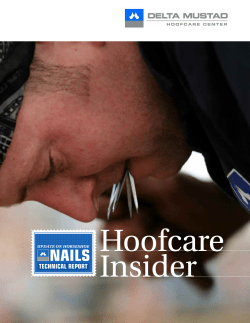 Hoofcare Insider - Marechalerie Bromont Inc