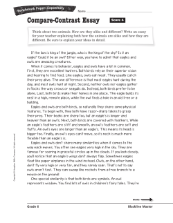 Compare-Contrast Essay