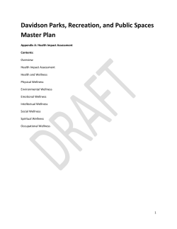 Davidson Parks, Recreation, and Public Spaces