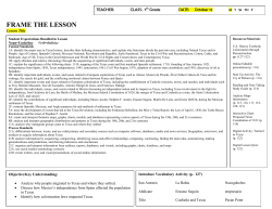 frame the lesson - Public Charter School, Charter Schools in Dallas