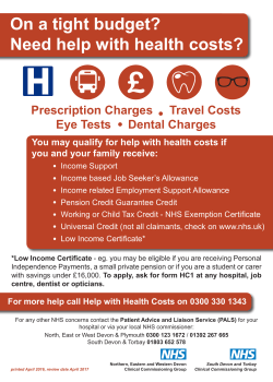 Find out more about help with healthcare costs.