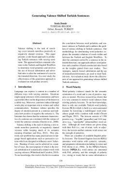 Generating Valence Shifted Turkish Sentences