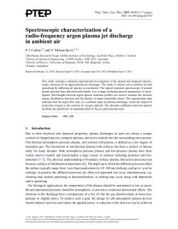 Spectroscopic characterization of a radio