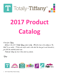 to our PDF product catalog.