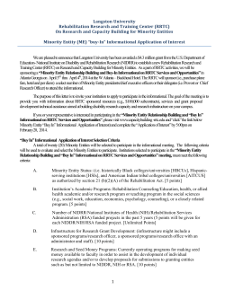 Langston University Rehabilitation Research and Training Center