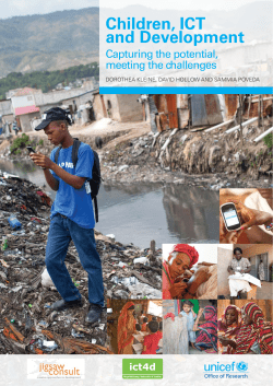 Children, ICT and Development