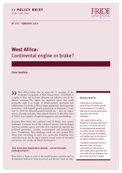 West Africa: Continental engine or brake?