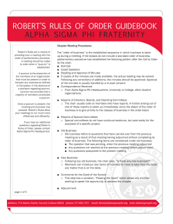 robert`s rules of order guidebook