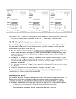 City of LaCrosse ORD: 150616-C#472 An Ordinance Amending