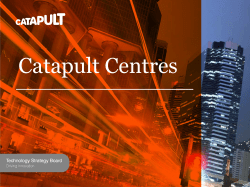 Catapult Centres - Research Councils UK