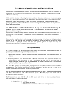 Printable Sprinkler Deck design and technical information