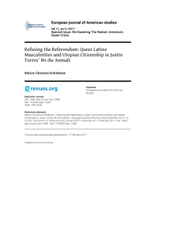 European journal of American studies, Vol 11, no 3 | 2017