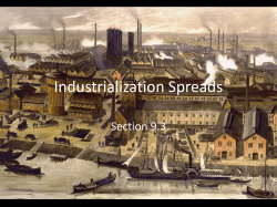 Industrialization Spreads