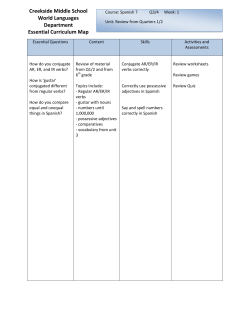 Creekside Middle School World Languages Department