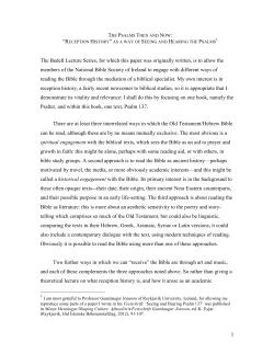 psalms-for-piba - National Bible Society Of Ireland