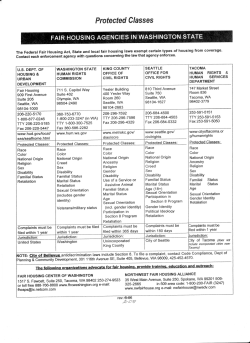 Protected Classes - Benton Franklin Rental Owners Association