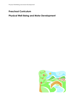Preschool Curriculum Physical Well
