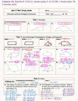 Unit 8 - Test Study Guide
