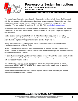 Powersports System Instructions