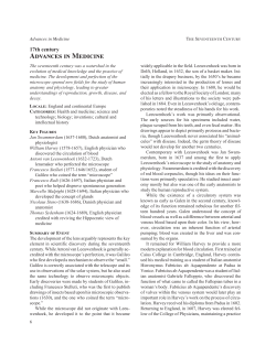 Advances in Medicine