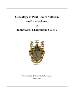 Genealogy of Paul Revere Sullivan