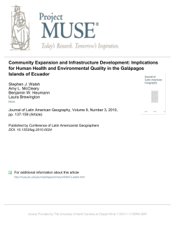 Community Expansion and Infrastructure Development: Implications