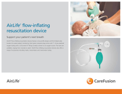 AirLife&reg; flow-inflating resuscitation device