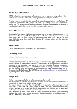 information sheet &ndash; d033