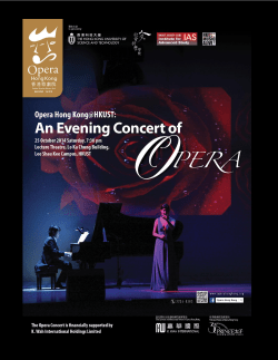 program - HKUST Music Alive! - Hong Kong University of Science