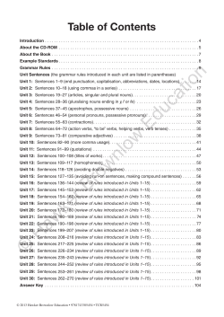 Daily Sentence Editing, Year 5