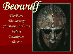 Beowulf Poem PDF - Warren County Schools