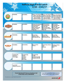 Lunch - Week 4 (2/20 - 2/24) - PDF
