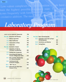 Laboratory Program - Coleman High School