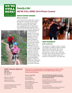 Family Life! - Post-Polio Health International