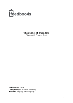 This Side of Paradise