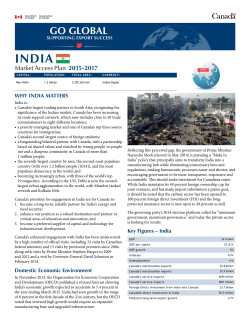 india - Global Affairs Canada / Affaires mondiales Canada