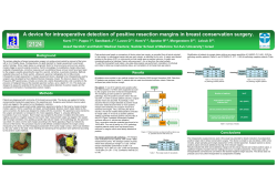 A device for intraoperative detection of positive resection margins in
