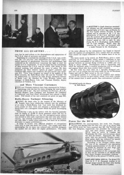 FROM ALL QUARTERS . . . . . . and More Viscount Customers Rolls