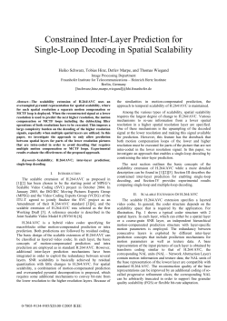 Constrained Inter-Layer Prediction for Single-Loop