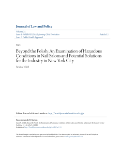 Beyond the Polish: An Examination of Hazardous Conditions in Nail