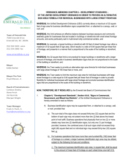 attached ordinance amendment