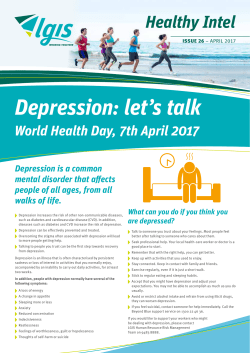 Healthy Intel Newsletter April 2017 Issue 26