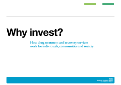 How drug treatment and recovery services work for individuals