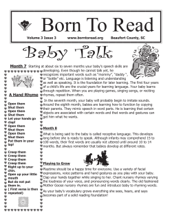 A Hand Rhyme - Born To Read