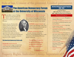 Rule of law. Consent of the governed. Limited government. Property