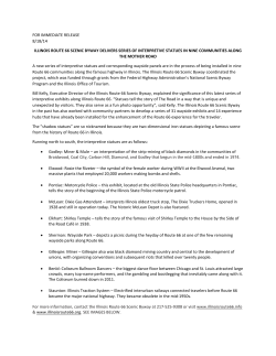 Illinois Route 66 Scenic Byway Delivers Series of Interpretive