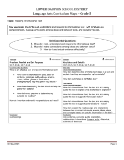 Reading - Lower Dauphin School District