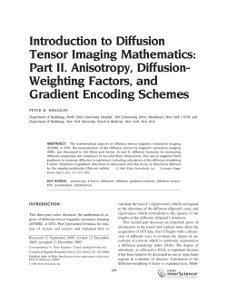 Introduction to diffusion tensor imaging mathematics: Part II